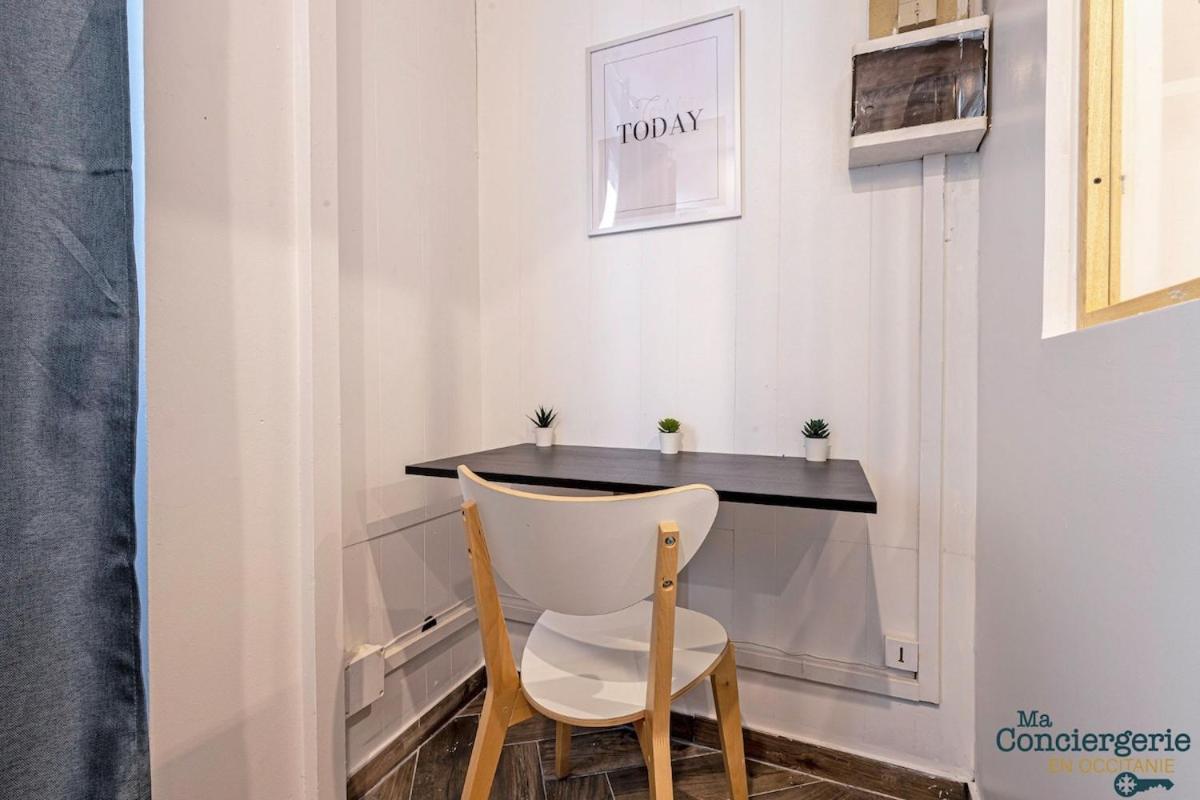 Grand Studio Avec Espace De Travail Toulouse Exteriör bild